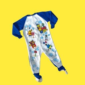 Vtg sesame stree footie pajama size 4